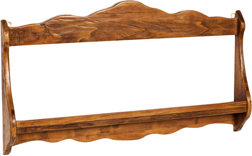 Biscottini Piattaia Country in legno massello di tiglio finitura noce Made in Italy