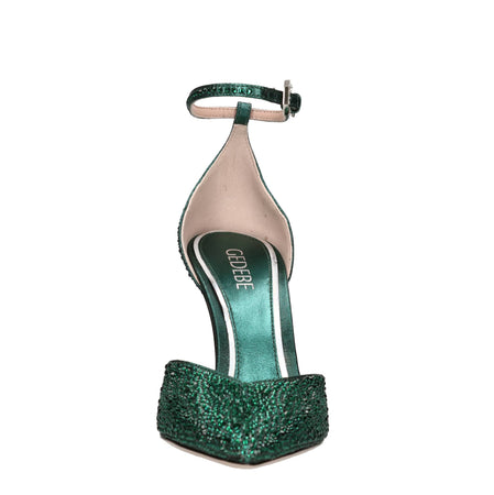 GEDEBE Scarpe con Tacco Verde da donna