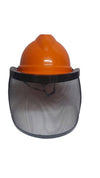 Casco Elmetto Protettivo Con Visiera A Rete Per Decespugliatore E Tagliaerba