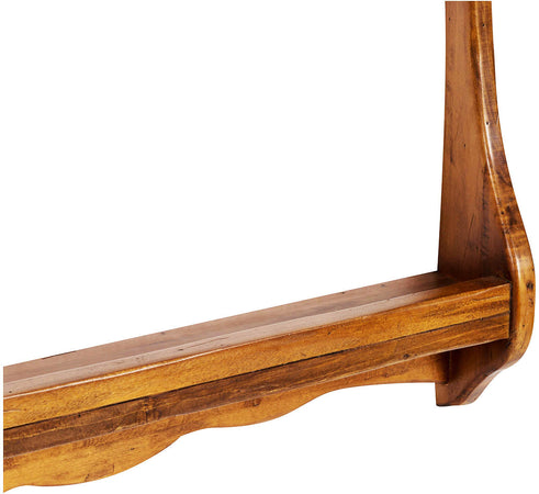 Biscottini Piattaia Country in legno massello di tiglio finitura noce Made in Italy