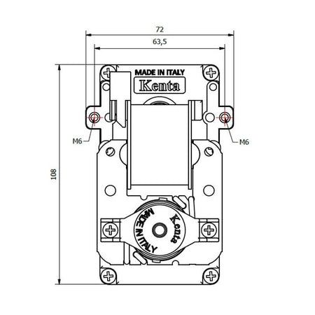 Motoriduttore Kenta K9115006 stufe a pellet 14702069