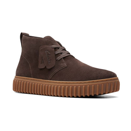 CLARKS Scarpa uomo in camoscio marrone 26173467