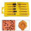 Set 10 Mini Frese Raspe In Acciaio Per Lavorazione Rifinitura Legno Codolo 3 Mm