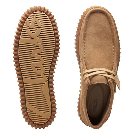CLARKS Scarpe uomo in camoscio beige scuro 26173663