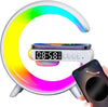 Lampada A Forma Di G Multicolor Con Cassa Speacker E Caricabatteria Ad Induzione