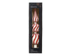 Puntale per albero di Natale con sfere in vetro a strisce decorazione e addobbo da 31 cm