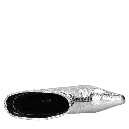 MSGM Stivali Argento da donna