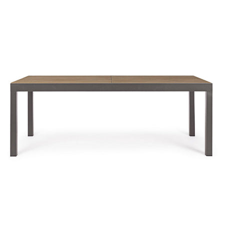 Tavolo allungabile "Elias" in alluminio e polywood da esterno per giardino 300 cm