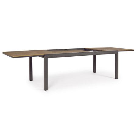 Tavolo allungabile "Elias" in alluminio e polywood da esterno per giardino 300 cm