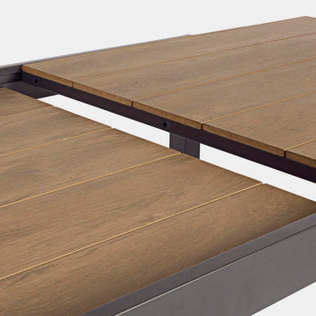 Tavolo allungabile "Elias" in alluminio e polywood da esterno per giardino 300 cm