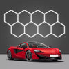 Luci Hexagon LED 210W Garage 8 Luce esagonale del negozio con bordo per workshop