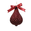 Pendaglio a forma di goccia decorazione per albero di natale h 15 cm