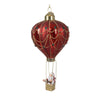 Pendaglio a forma di mongolfiera decorazione per albero di natale h 7,5 cm