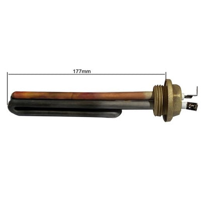 Resistenza Caldaia 1 pollice 1200w 220v Filettatura Interna Lunga 18 ** PC 70
