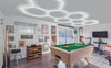 Luci Hexagon LED 210W Garage 8 Luce esagonale del negozio con bordo per workshop