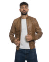 Victor - Bomber Uomo Cuoio in vera pelle