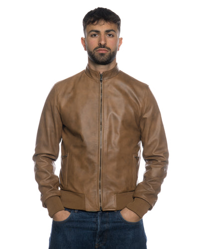 Victor - Bomber Uomo Cuoio in vera pelle