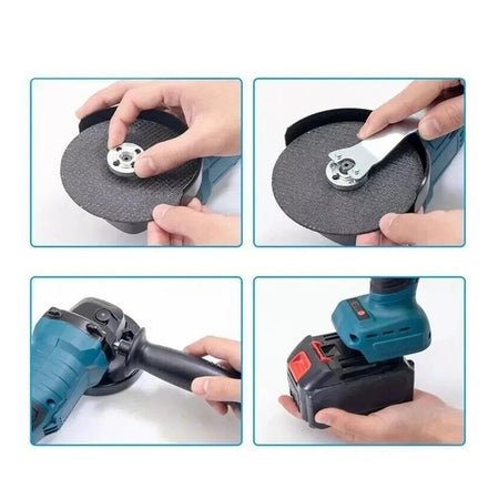 SMERIGLIATRICE ANGOLARE 2 BATTERIE FLEX DISCO 125MM 88V 10.000 GIRI/MIN