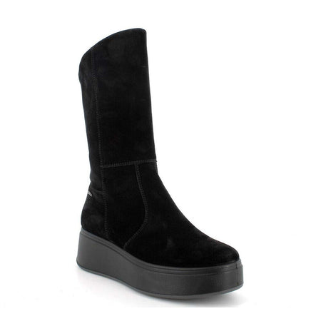 IGI&CO Stivale donna in camoscio nero 4671000