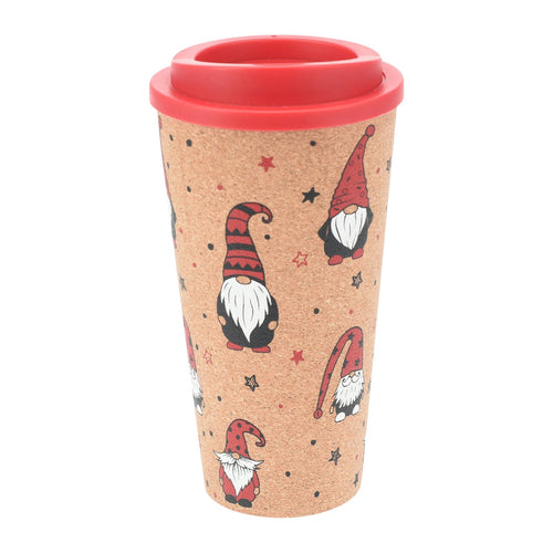 Tazza da caffè decorativa con gnomi natalizi in polipropilene