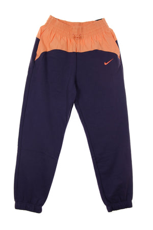 Nike Pantalone Tuta Felpato Donna Sportswear Icon Clash Jogger Mix Heritage Dark Raisin/crimson Bliss/bright Mango da donna