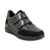 CINZIA SOFT Scarpa donna con strappo in pelle e camoscio nero IV420283 001