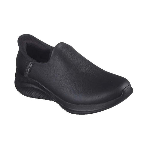 SKECHERS SLIP-INS Sneakers donna in pelle nera 149593/BBK