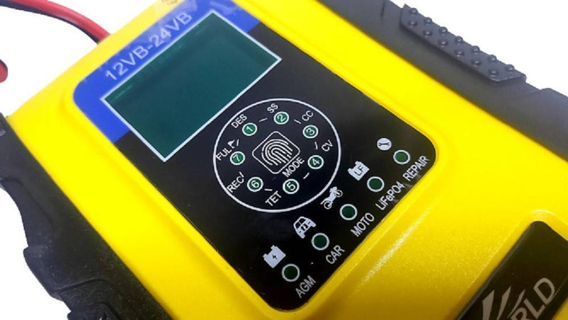 Caricabatterie Intelligente Avviatore Emergenza Batteria Auto 12v-18a 24v-9a Tk500