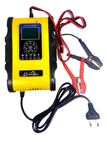 Caricabatterie Intelligente Avviatore Emergenza Batteria Auto 12v-18a 24v-9a Tk500