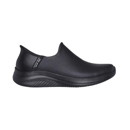 SKECHERS SLIP-INS Sneakers donna in pelle nera 149593/BBK