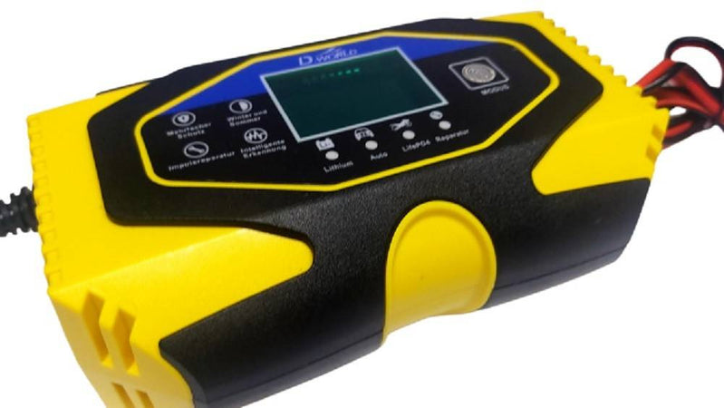 Caricabatterie Intelligente Avviatore Emergenza Batteria Auto 12v-8a 24v-6a J40