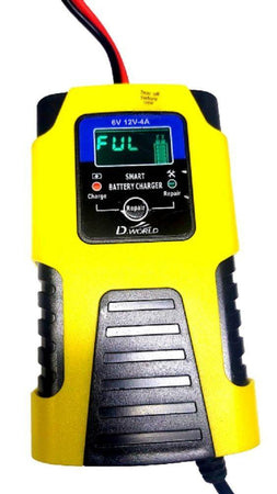 Caricabatterie Intelligente Avviatore Emergenza Batteria Auto Moto 6v 6a 12v 4a J99