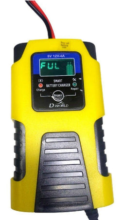 Caricabatterie Intelligente Avviatore Emergenza Batteria Auto Moto 6v 6a 12v 4a J99
