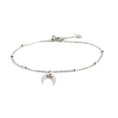 Marlu Bracciale luna pendente