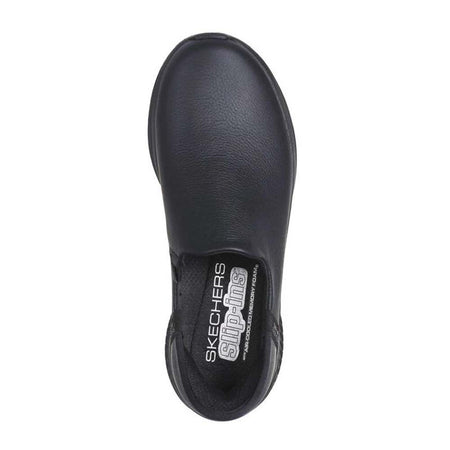 SKECHERS SLIP-INS Sneakers donna in pelle nera 149593/BBK