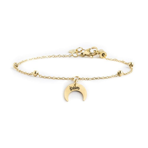 Marlu Bracciale luna pendente