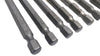 Set 11 Inserti Da T6 A T40 100mm Cacciaviti Torx Per Avvitatore Esagonale 1/4