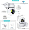 Telecamera Wireless Con Spina 360° Rilevamento Movimento Tracciamento Automatico