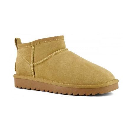 COLORS OF CALIFORNIA stivaletto donna in camoscio con fodera in misto lana HC.YW078