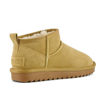 COLORS OF CALIFORNIA stivaletto donna in camoscio con fodera in misto lana HC.YW078