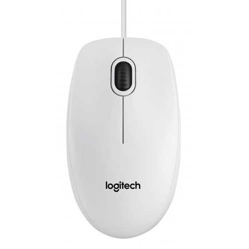 Mouse Logitech B100 - Ottico - Usb - 800Dpi - Bianco