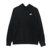 Nike Felpa Leggera Cappuccio Uomo Sportswear Club Hoodie Black/black/white da uomo