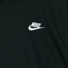 Nike Felpa Leggera Cappuccio Uomo Sportswear Club Hoodie Black/black/white da uomo