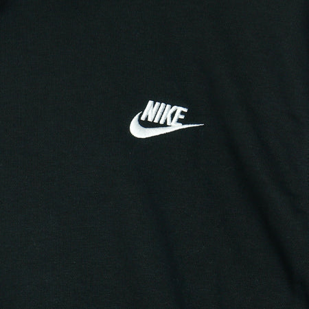 Nike Felpa Leggera Cappuccio Uomo Sportswear Club Hoodie Black/black/white da uomo