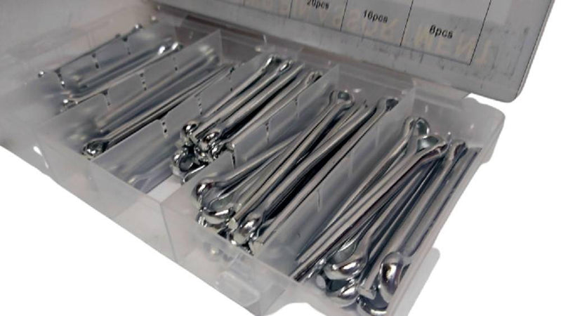 Set Universale Assortimento Coppiglie 144 Pezzi Perni Fermi Di Sicurezza