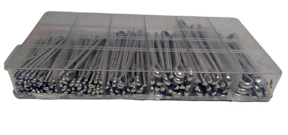 Set Universale Assortimento Coppiglie 144 Pezzi Perni Fermi Di Sicurezza