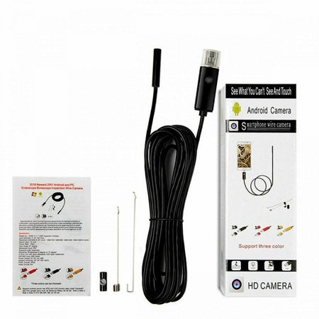 Telecamera Endoscopica 1.5 Metri Tubo Flessibile Usb 6led Impermeabile Ispezione