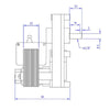 Motoriduttore Mellor FB1171 stufe a pellet 14702002