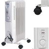 Radiatore Elettrico Ad Olio 9 Elementi Con Rotelle Da 2000w Basso Consumo Stufa