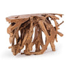 Consolle Solidad struttura in radici di teak originali per decorazioni ambienti